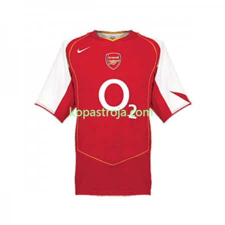 Billiga Fotbollströjor Arsenal 2004 Retro Hemma tröja Kortärmad